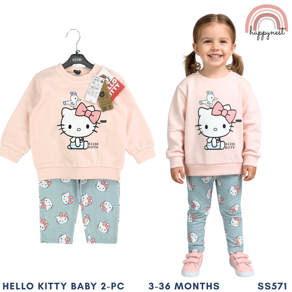 Hello Kitty Terno Set Pullover & Leggings (3-36M) | SS571
