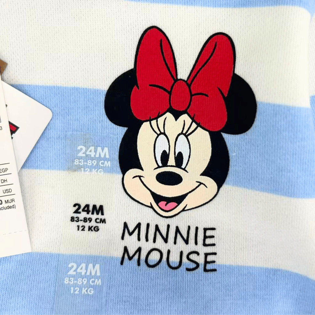 KIABI Minnie Striped Terno Sweater & Jeans (6 Months - 4 Years) | SS600