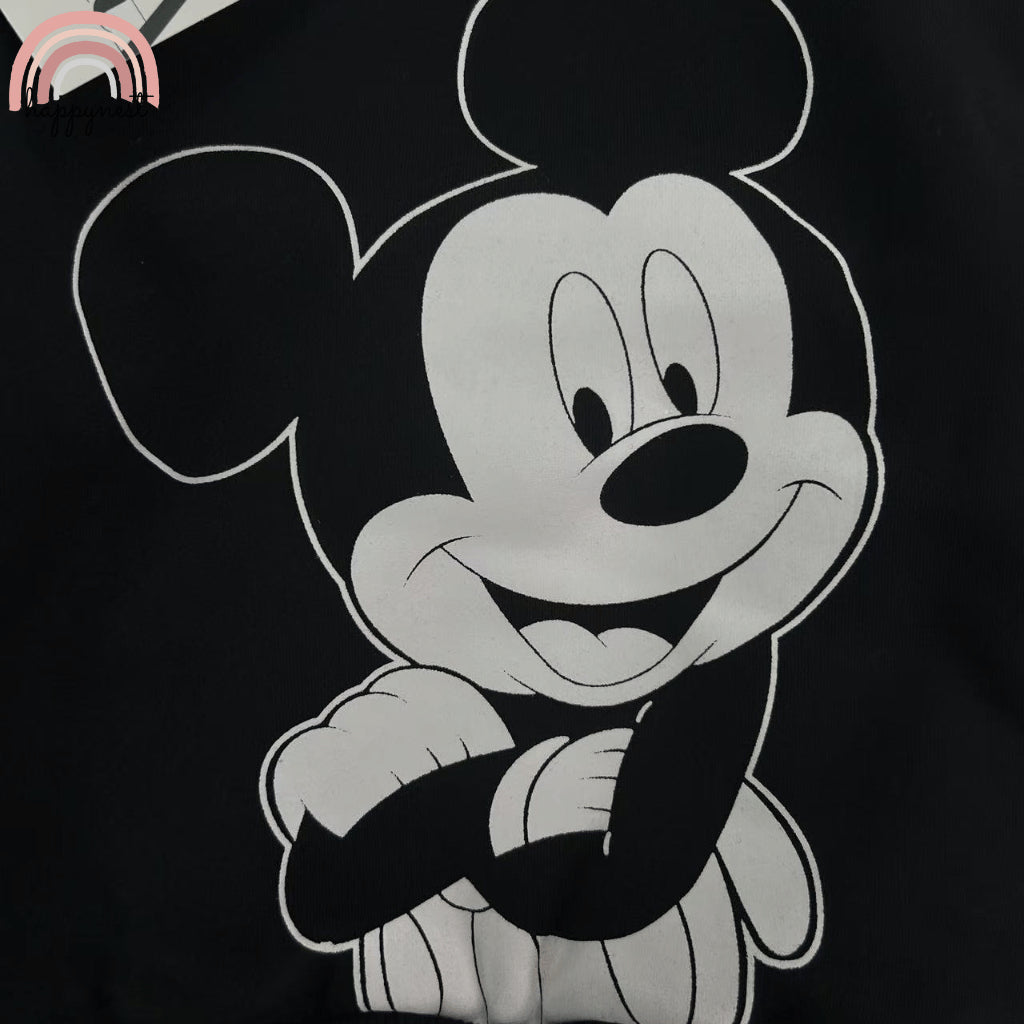 Mickey Mouse Kids Terno Set Sweatshirt Jogger Pants Black 2-8y SS652