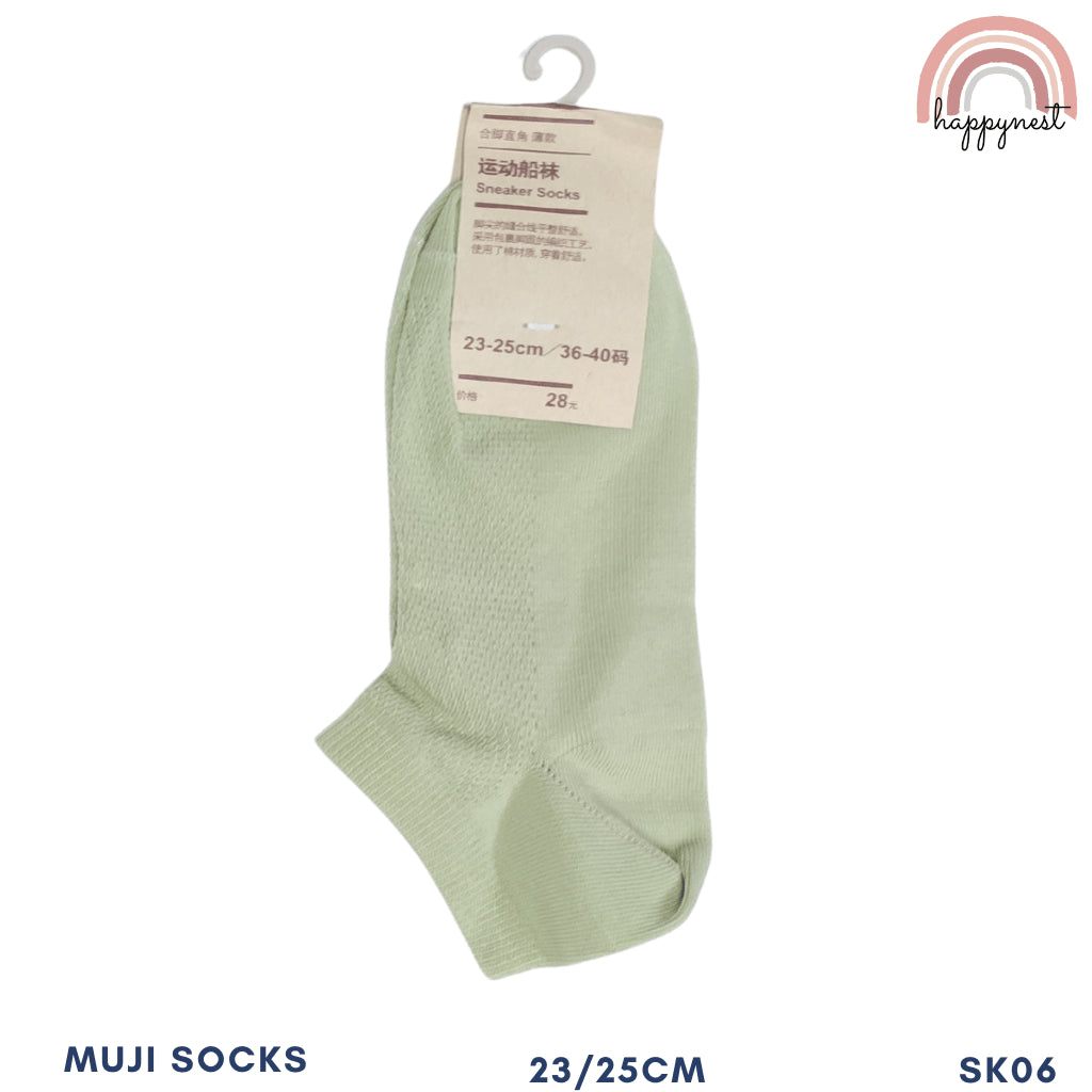 MUJ!-Style Unisex Ankle Socks High Quality Plain Cotton Sock For Kids Color 4.5-7.5 US With Tag 2