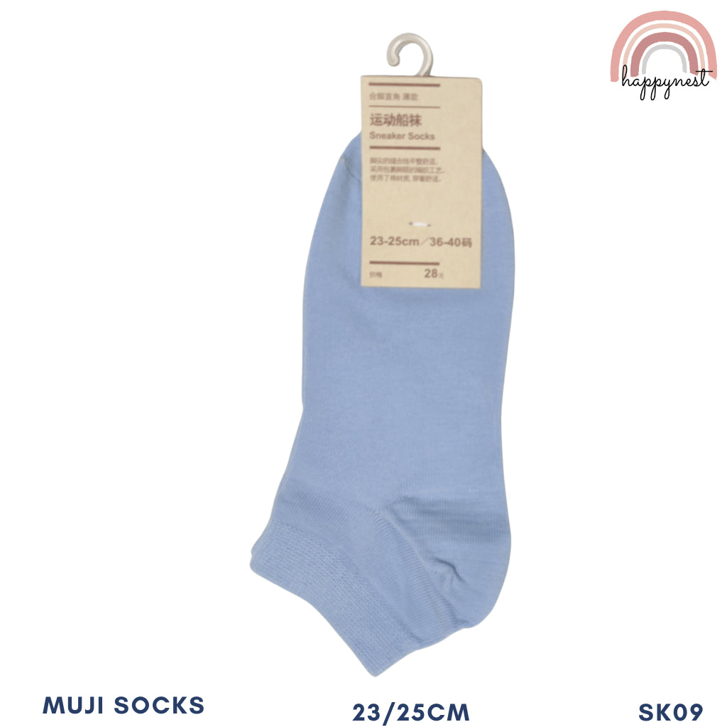 MUJ!-Style Unisex Ankle Socks High Quality Plain Cotton Sock For Kids Color 4.5-7.5 US With Tag 2