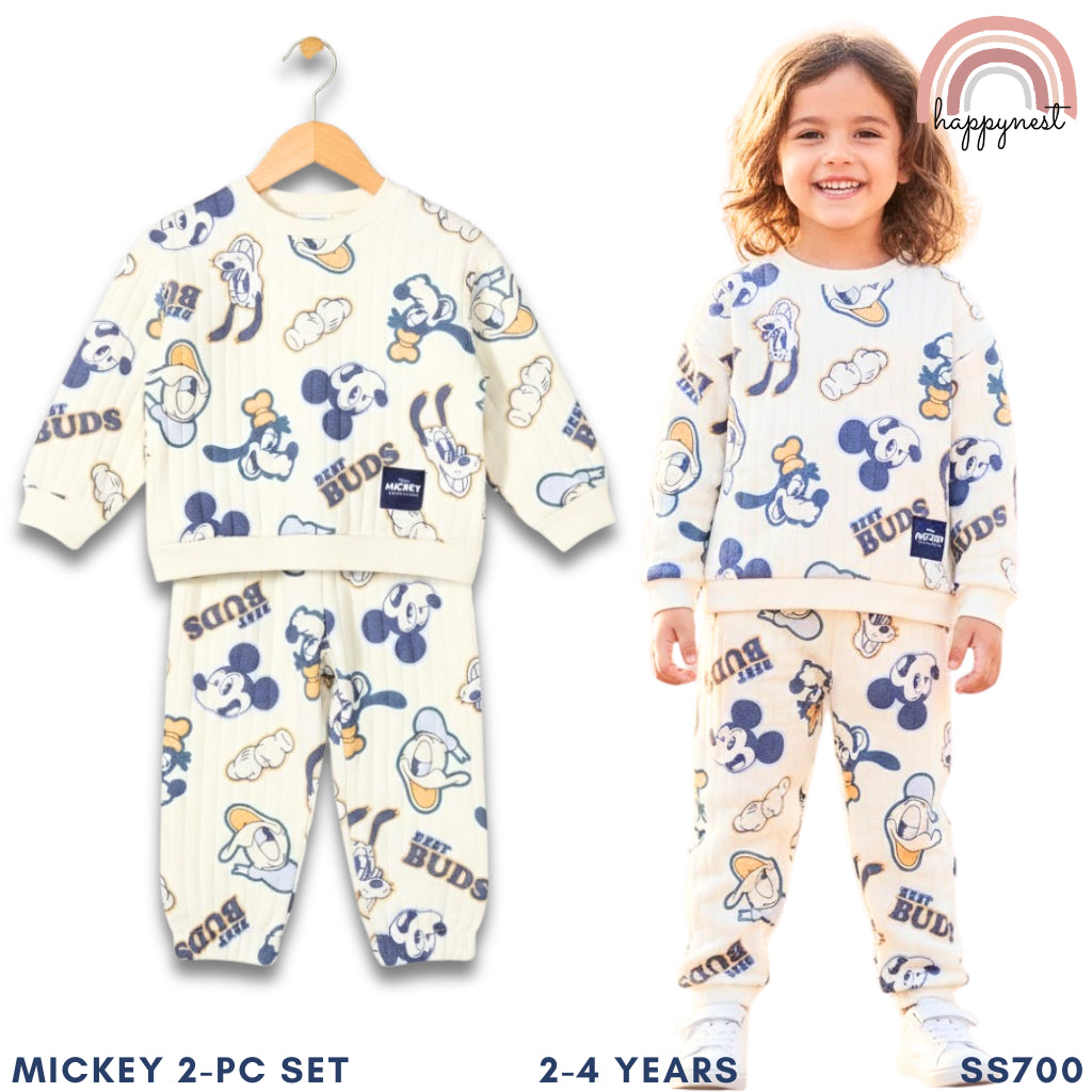 Mickey & Friends "Best Buds" 2-Pc Quilted Set | 2-4 Years | SS700