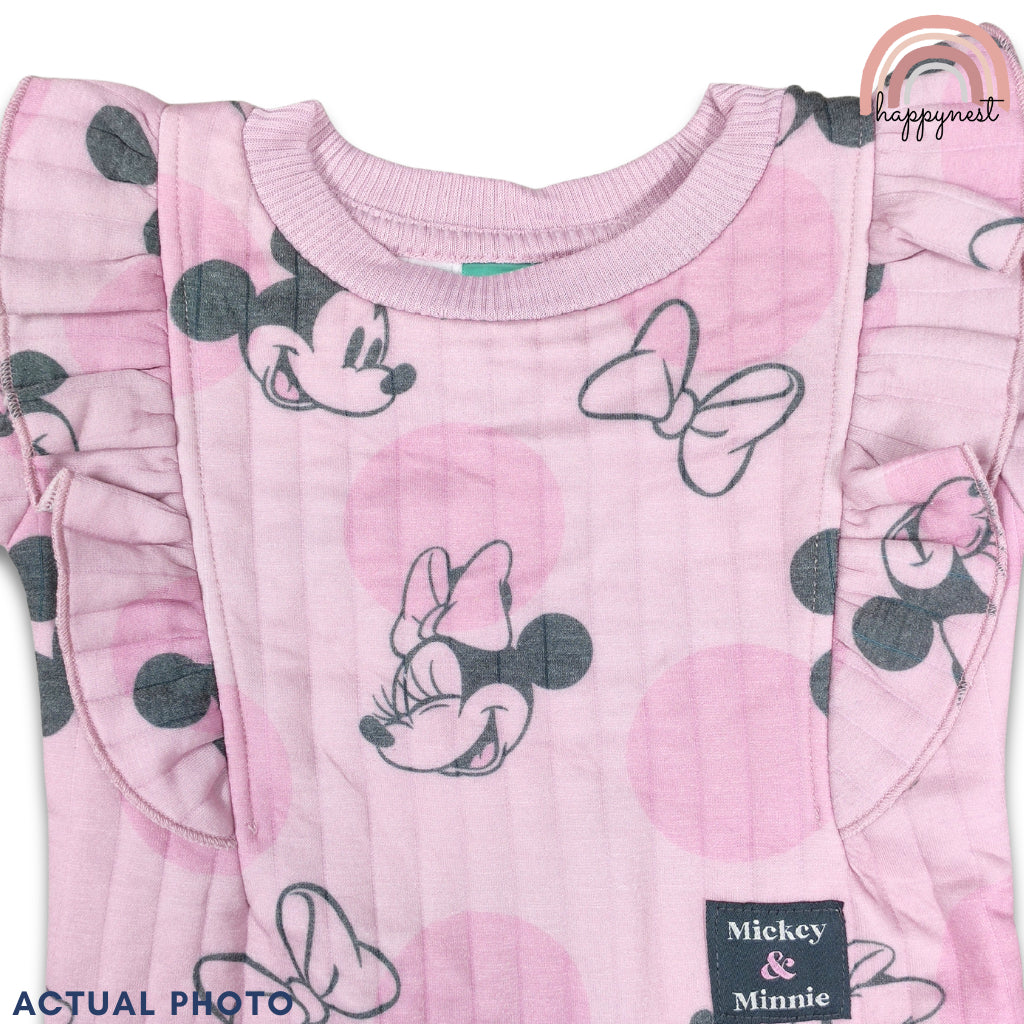 Minnie Girl 2-Pc Pink Ruffle Set | Polka Dot Design | 18M - 6 Years | SS705