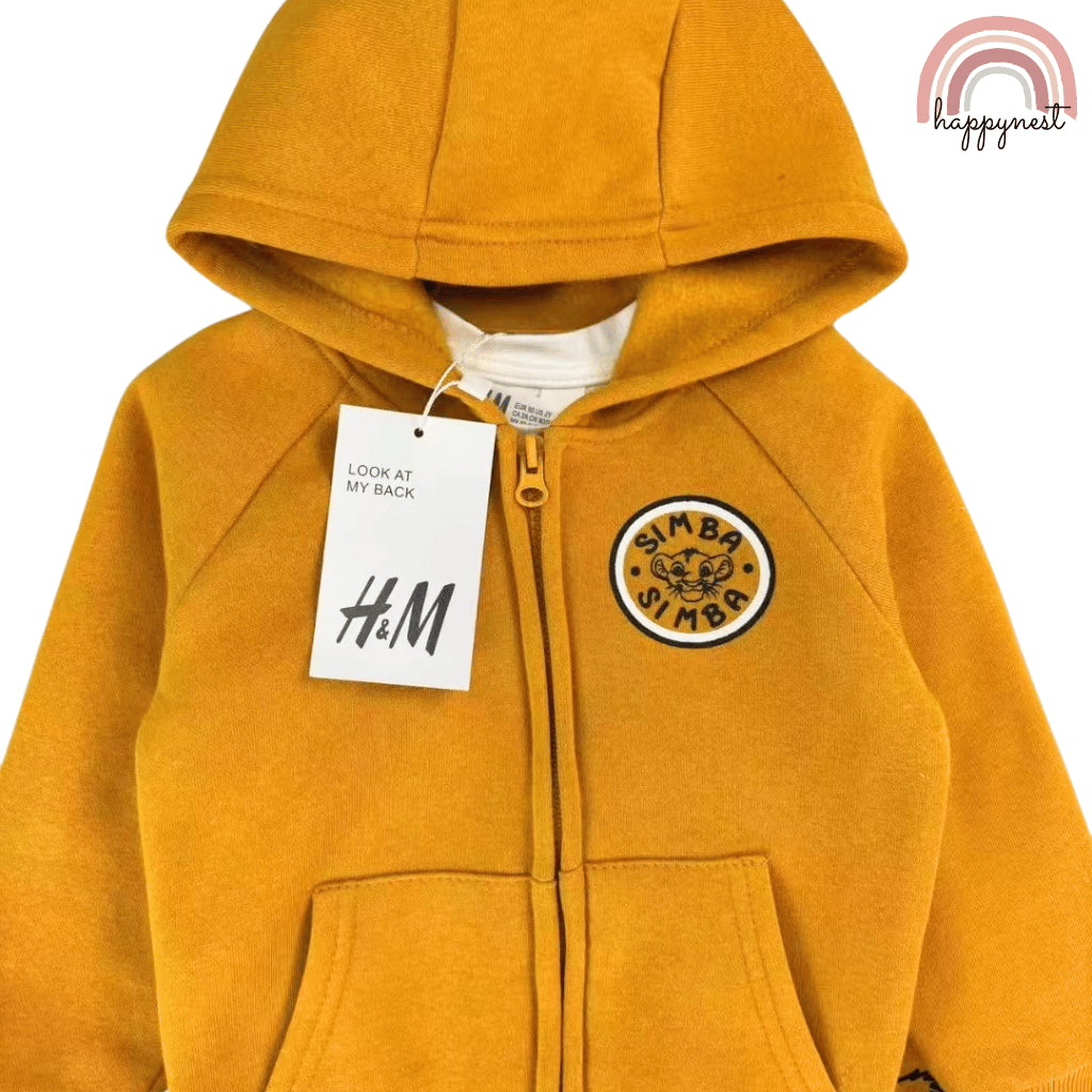 Lion King 3PC Kids Tracksuit – Hoodie, Shirt & Jogger Pants Set | 2–6 Years (SS532)
