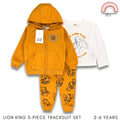 Lion King 3PC Kids Tracksuit – Hoodie, Shirt & Jogger Pants Set | 2–6 Years (SS532)