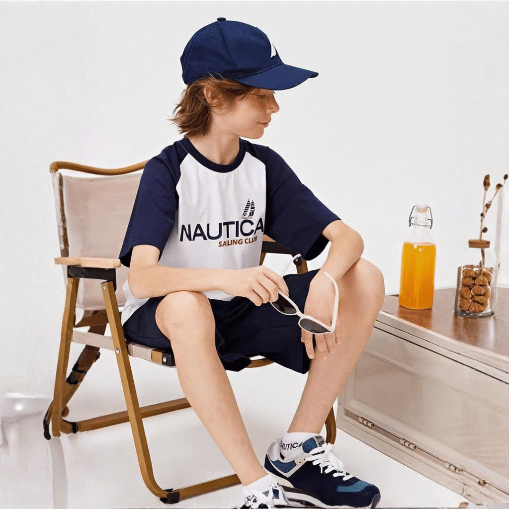 Nautica 2-Piece Shirt & Shorts Set for Boys (2–10Y) | AA356