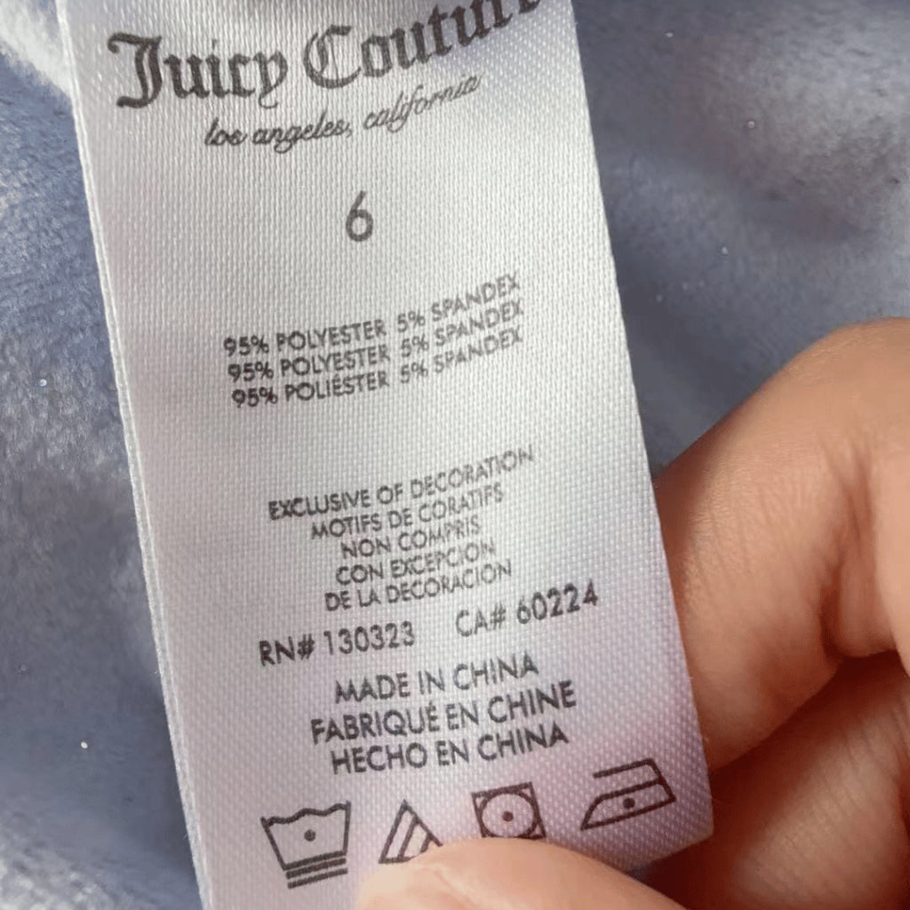 Juicy Couture Tracksuit Velour Zip-Up for Girls (12 Months – 7 Years) | SS561