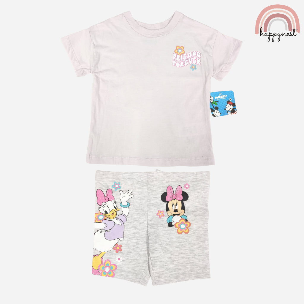 Minnie Shirt Shorts OOTD Set AA398 12 Months - 4 Years AA398