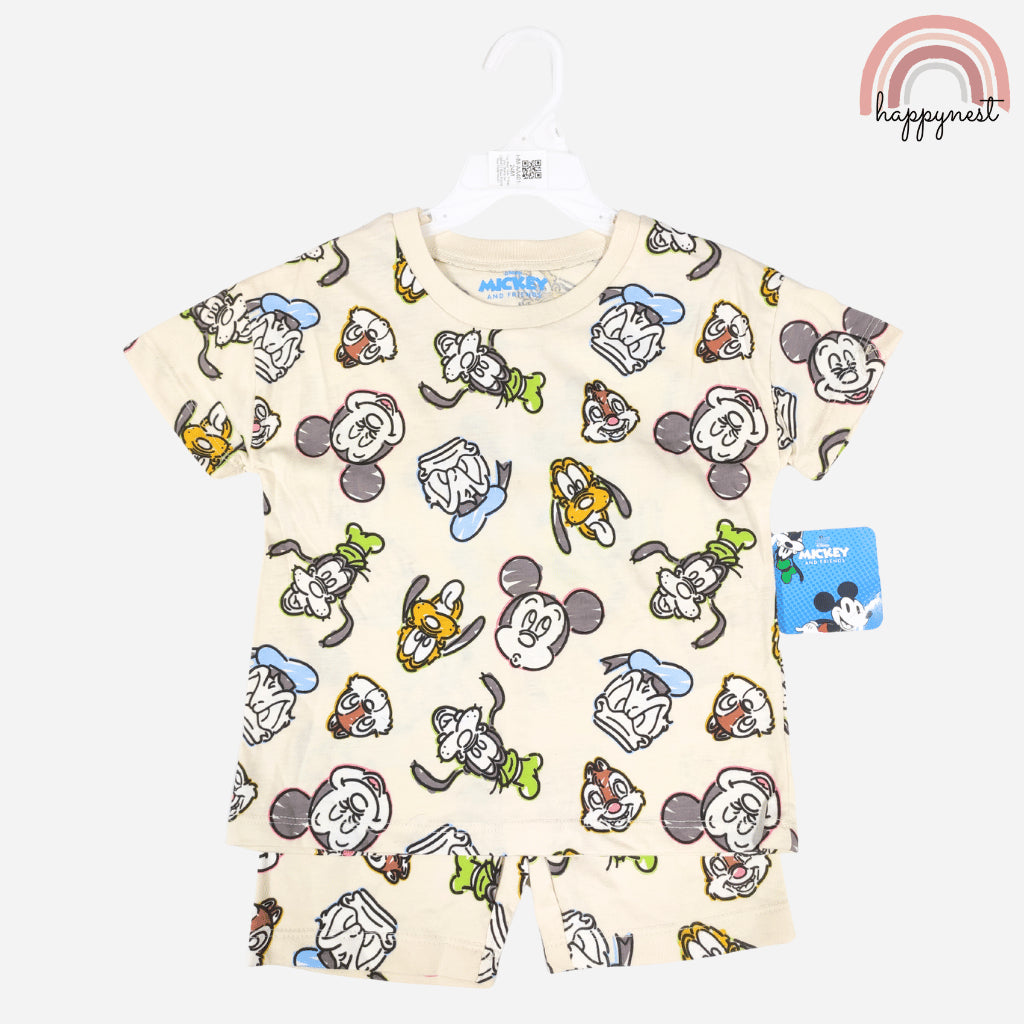 Mickey Boys Shirt & Shorts OOTD Set 12 Months to 4 Years AA401