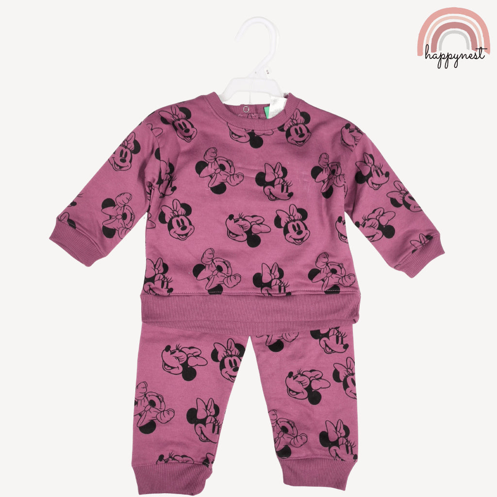 Minnie Mouse Pink Sweatshirt & Joggers Set for Girls 12-24M SS585