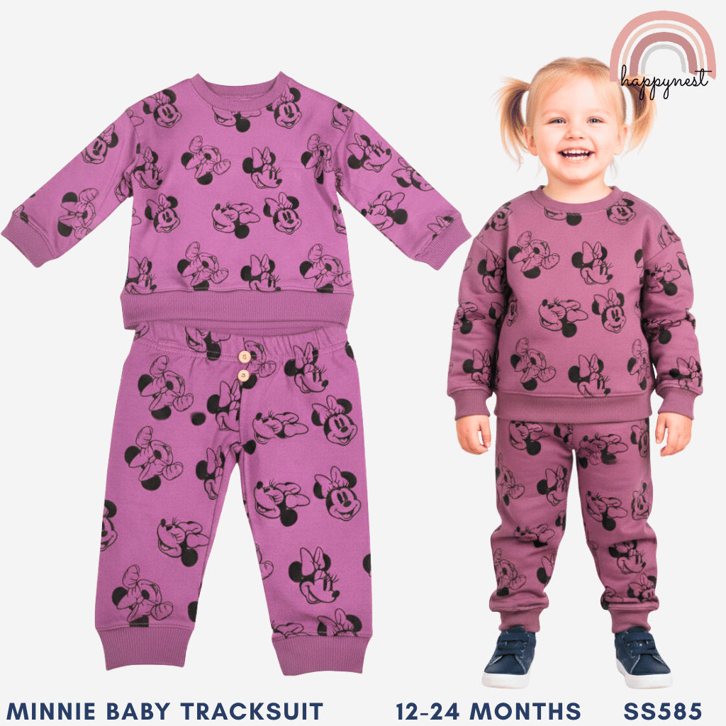 Minnie Mouse Pink Sweatshirt & Joggers Set for Girls 12-24M SS585