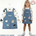 Hello Kitty Jumper Dress Terno Set for Girls (2-8Y) | AA413