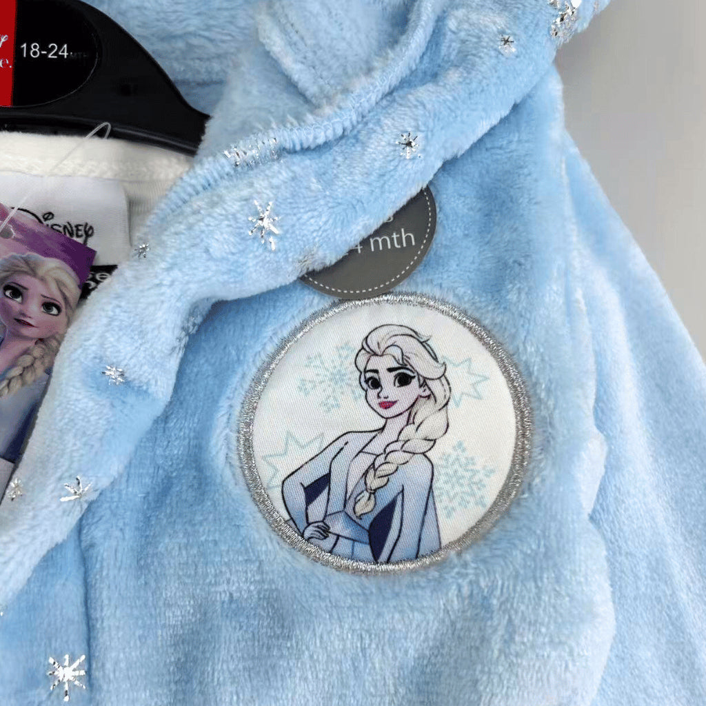 Disney Frozen Elsa Fleece Robe Pajama Set (3-36M) | AA433