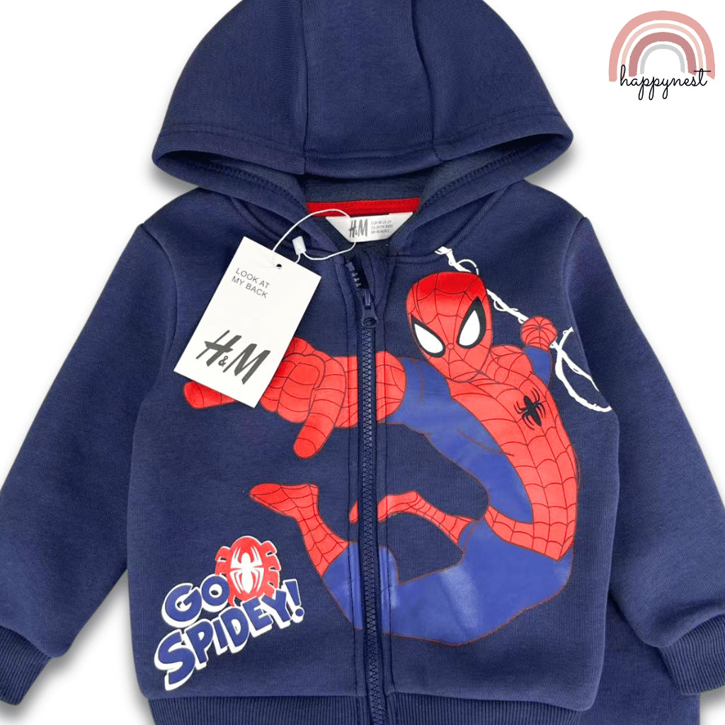 Marvel Spider-Man Hoodie Blue Terno Set (2-6Y) | SS643