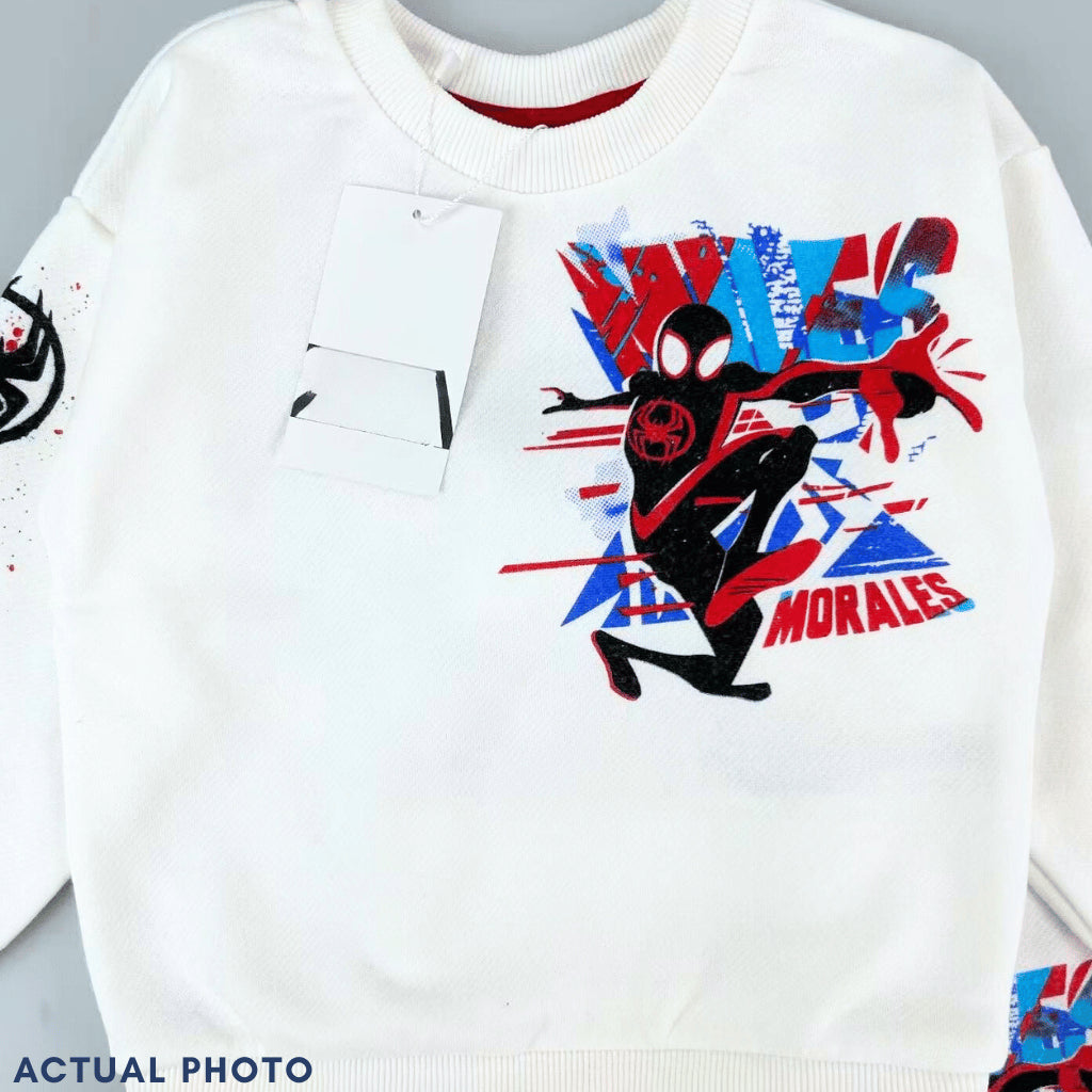 Spider Man White Boy Tracksuit Set 2-8 Years SS666