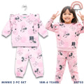 Minnie Girl 2-Pc Pink Ruffle Set | Polka Dot Design | 18M - 6 Years | SS705