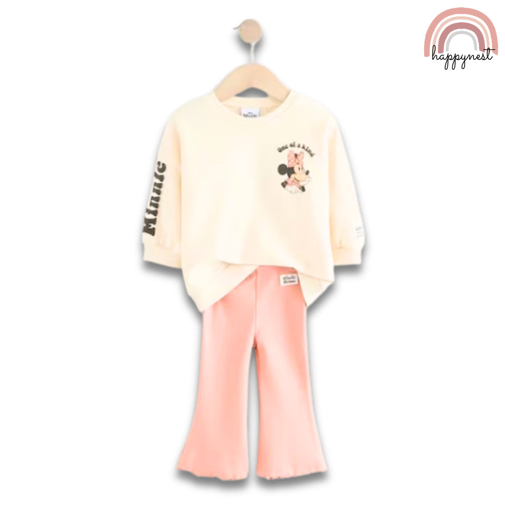 Minnie Girl OOTD Sweatshirt & Flared Pants (SS697) | 2-8 Years