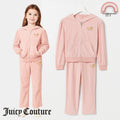 Juicy Couture Velour Tracksuit Jacket – Salmon Pink 4 - 12 Years SS460