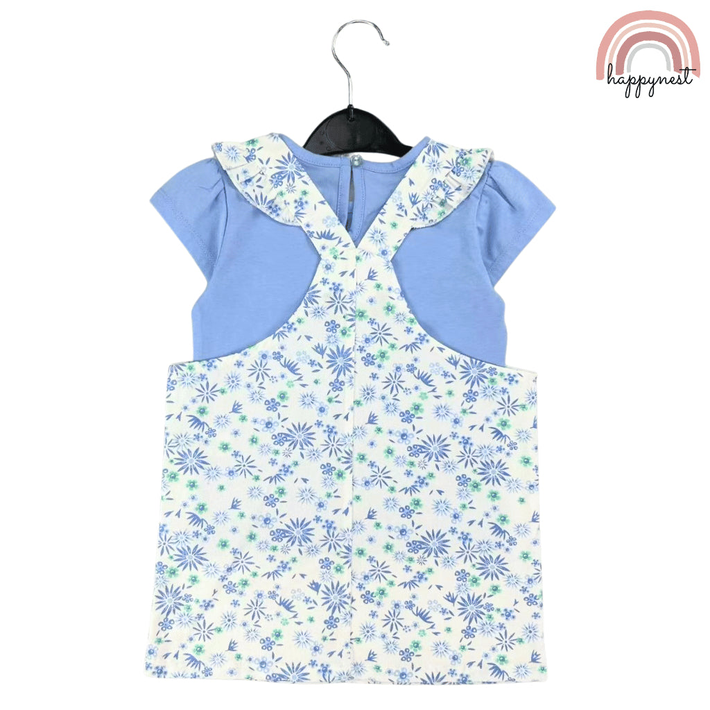 Blue Baby Jumper Daisy 2-Piece + Shirt Set (3–36 Months) | AA361