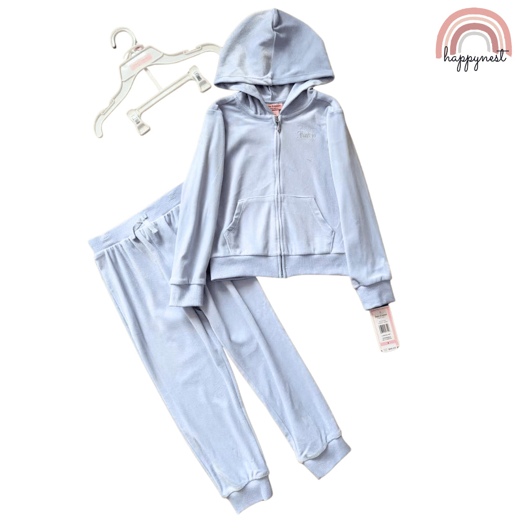 Juicy Couture Tracksuit Velour Zip-Up for Girls (12 Months – 7 Years) | SS561
