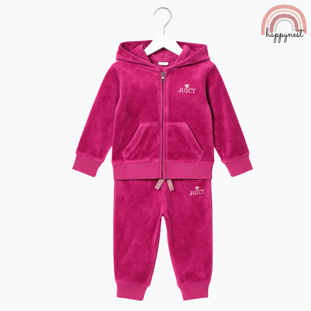 Juicy Couture Pink Tracksuit Girl OOTD (SS586) 12 Months to 7 Years