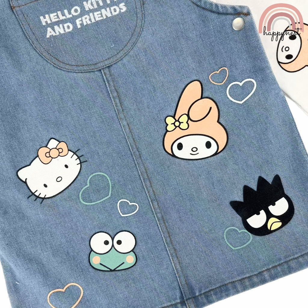 Hello Kitty Jumper Dress Terno Set for Girls (2-8Y) | AA413