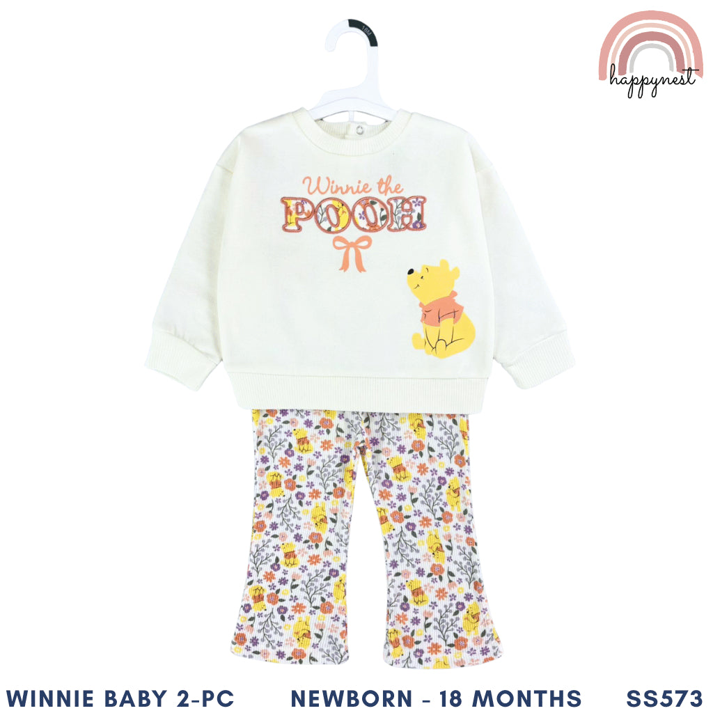 Winnie the Pooh Baby Terno Set for Girls (Newborn-18M) | SS573