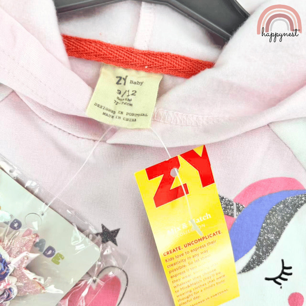 Magical Unicorn Baby Hoodie Jogger Terno Set (6-36M) | SS576