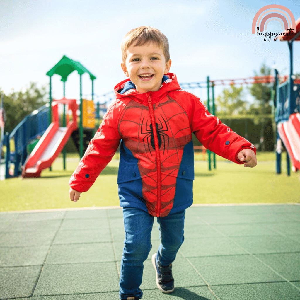 Spider-Man Rain Jacket Hoodie (2-8Y) | AA443