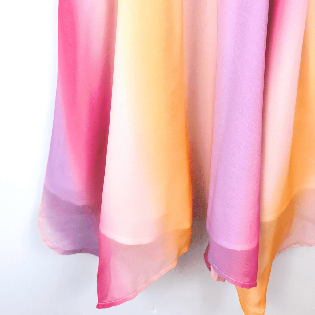 Girls Sunset Ombre Spaghetti Strap Dress (2-12Y) | AA431