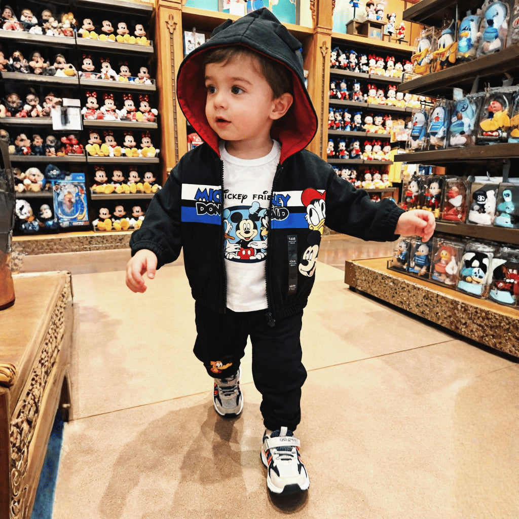 KIABI Mickey 3-PC Baby Terno Hoodie Set (6-36M) | SS627