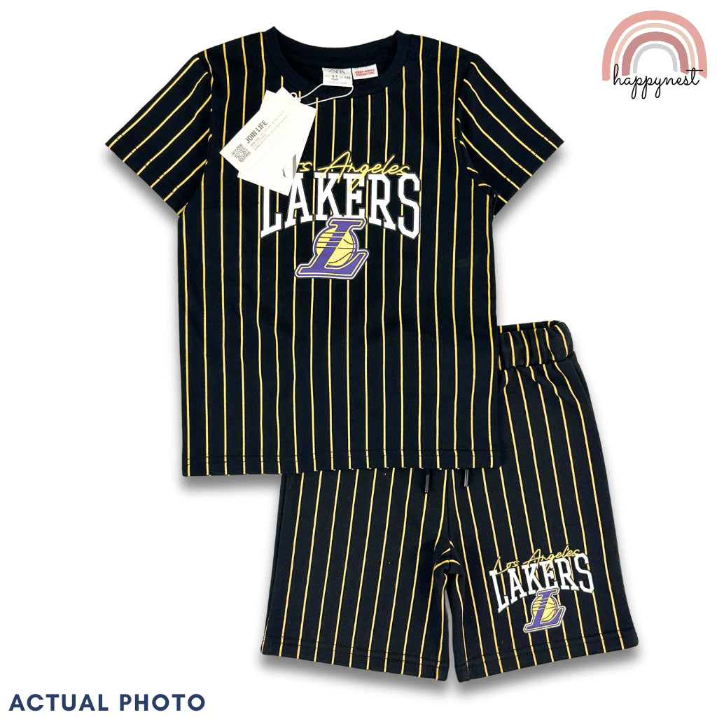 Lakers Boy 2-Piece Shirts & Shorts Set 2-20 Years– AA460