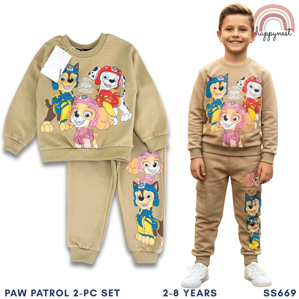 Paw Patrol Boys Brown Tracksuit Set 2-8 Years SS669