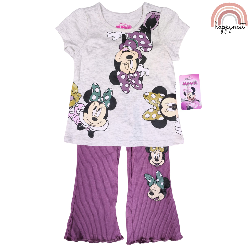 Minnie Mouse Purple Flared 2-Piece Set (2-4 Years) - AA476