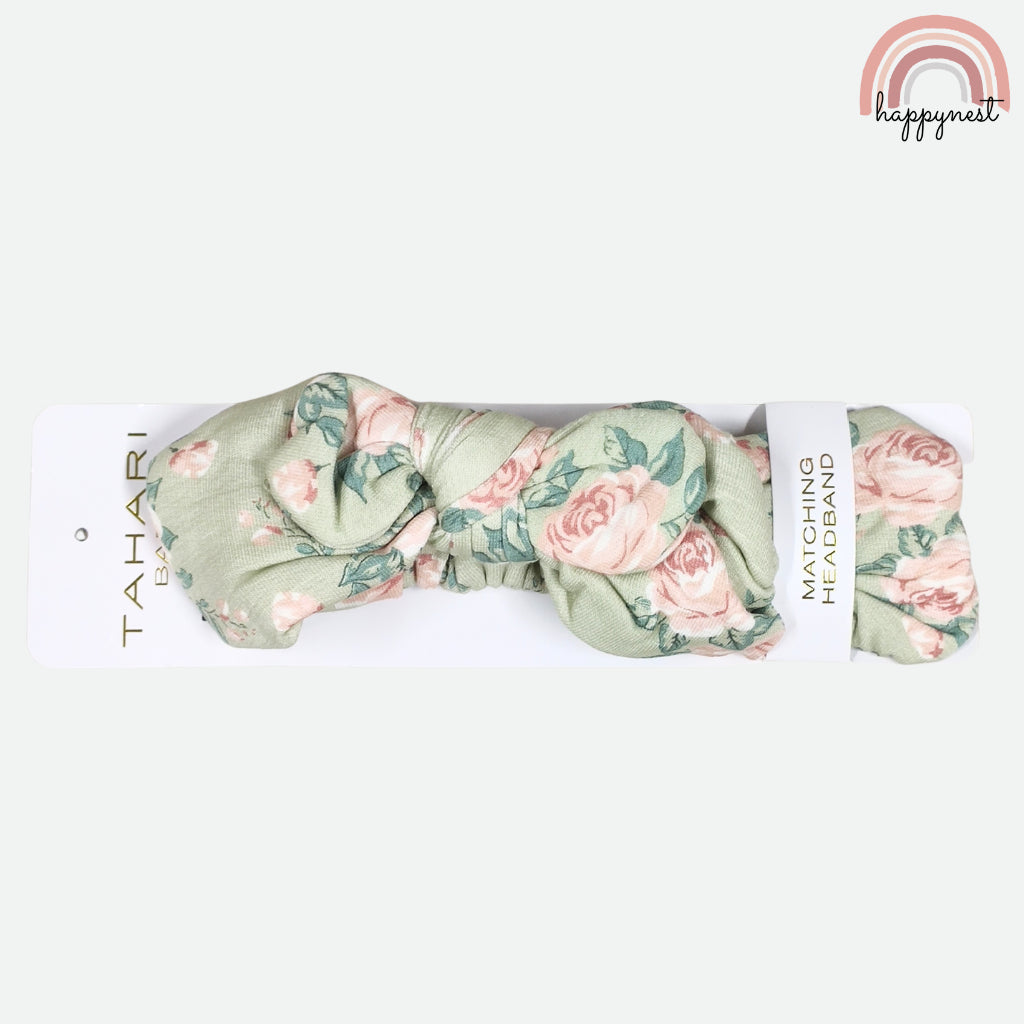 Tahari 4-Piece Baby Girl Set | Floral "Mama's Mini" Outfit | 3-9 Months | B64