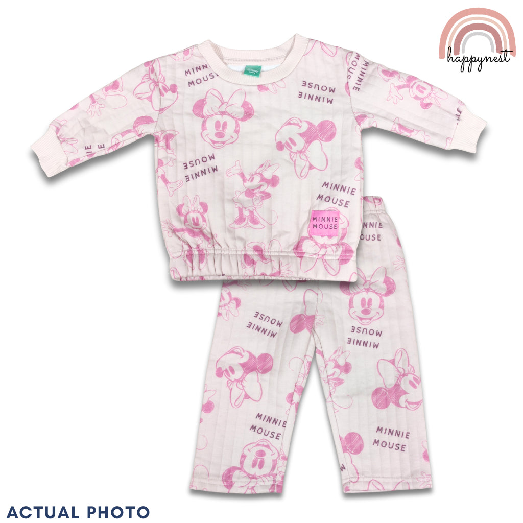 Minnie Girl 2-Pc Pink Quilted Set | 18 Months - 6 Years | SS702