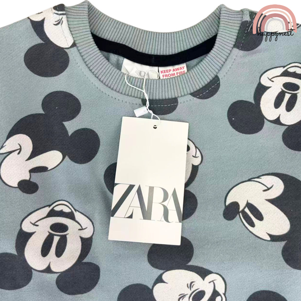 Mickey Boy OOTD Print 2-PC Sweatshirt & Joggers Set (SS694) | 2-8Y