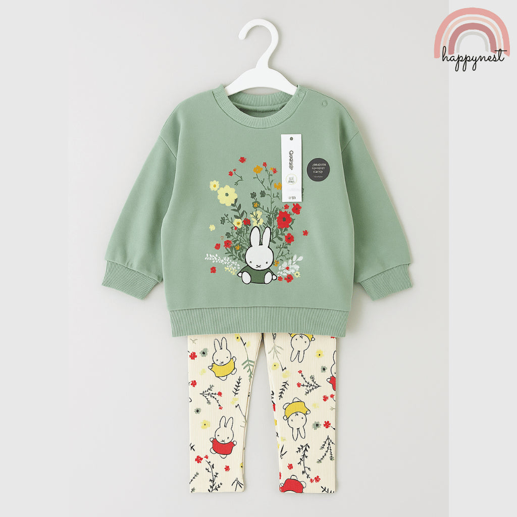 George Bunny 2-Piece Baby Sweater & Leggings Set (6–36M) | SS551