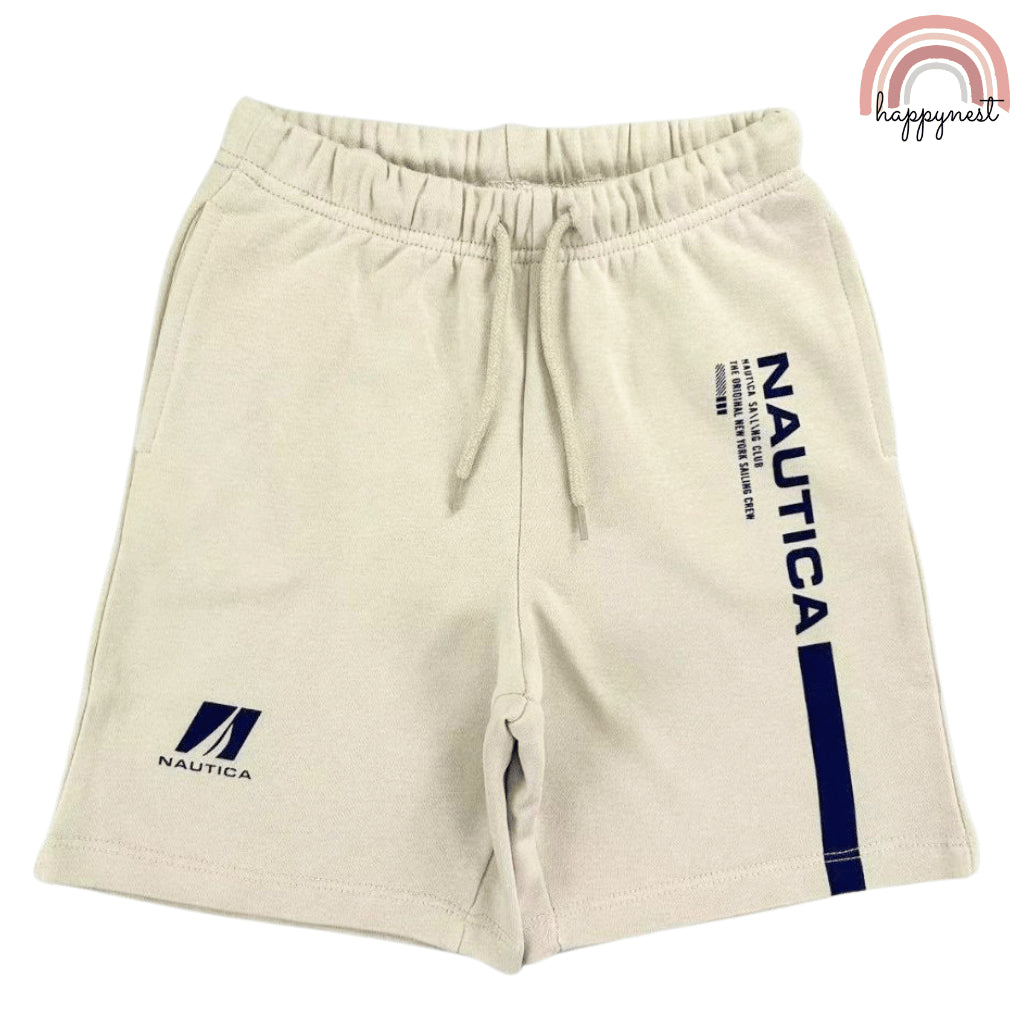 Nautica Boys 2-Piece Shirt & Shorts Summer Set (2–10 Years) | AA355