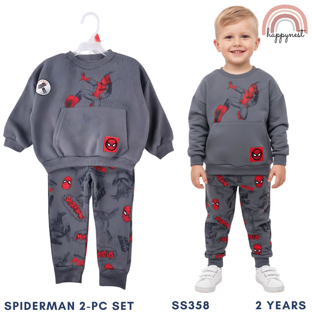 Spiderman Tracksuit Imported from USA Sweatshirt Jogger Set OOTD Terno Boys SS358