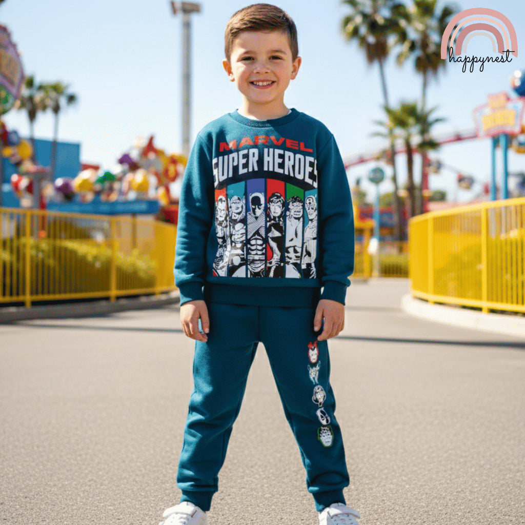 Marvel Super Heroes Terno Set for Boys (2-8Y) | SS646