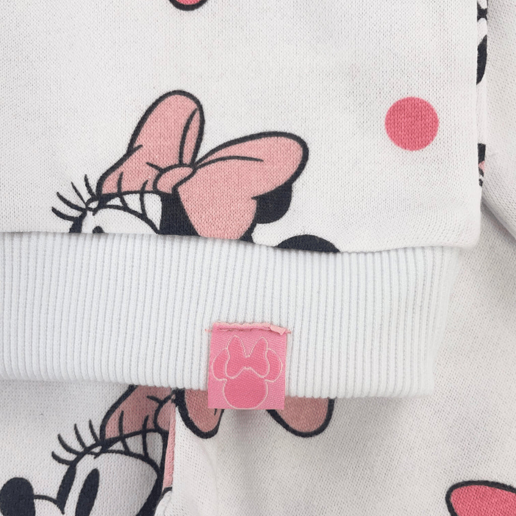 Minnie Baby White Pink Hoodie Jogger Pants Kids 9-36 Months SS606