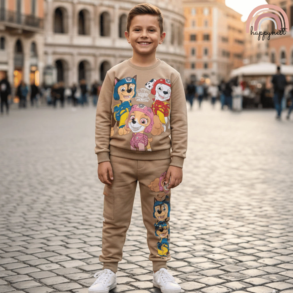 Paw Patrol Boys Brown Tracksuit Set 2-8 Years SS669