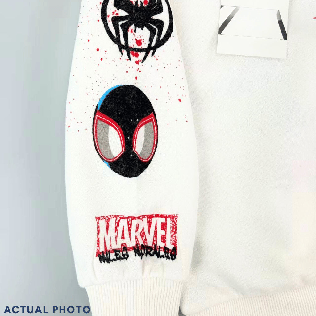 Spider Man White Boy Tracksuit Set 2-8 Years SS666