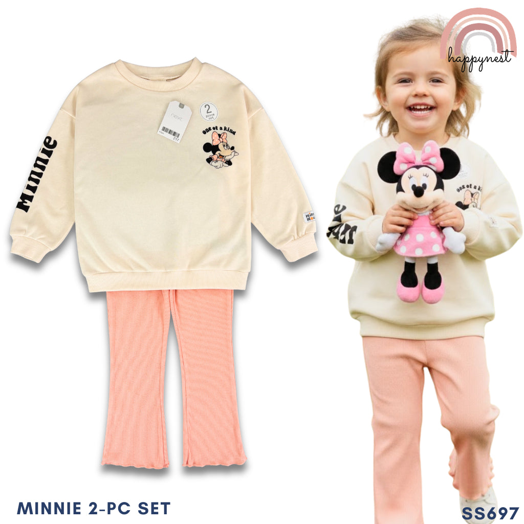 Minnie Girl OOTD Sweatshirt & Flared Pants (SS697) | 2-8 Years