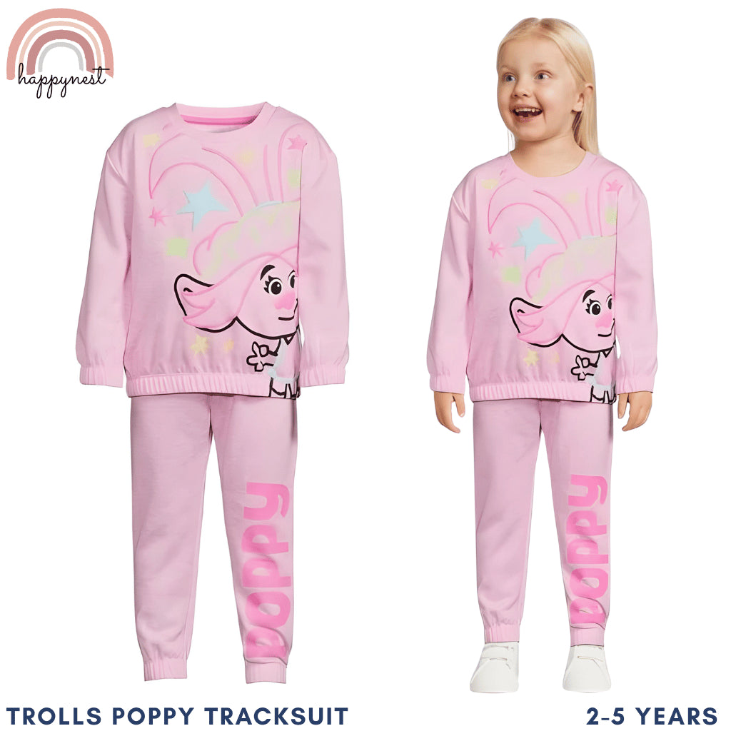 TROLLS POPPY 2-PC TRACKSUIT SET (SS39) 2-5 Years