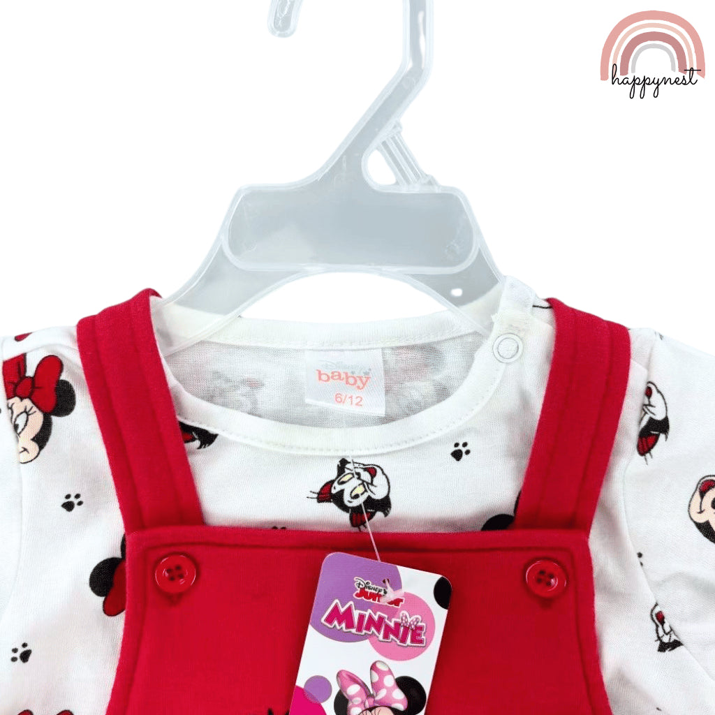 Minnie Mouse 2-Piece Baby Jumper + Shirt Set (3–36 Months) | AA359