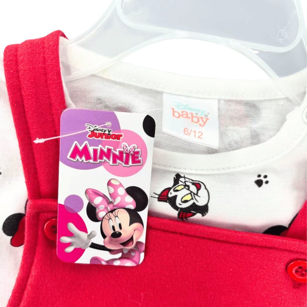 Minnie Mouse 2-Piece Baby Jumper + Shirt Set (3–36 Months) | AA359