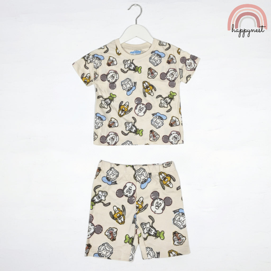 Mickey Boys Shirt & Shorts OOTD Set 12 Months to 4 Years AA401