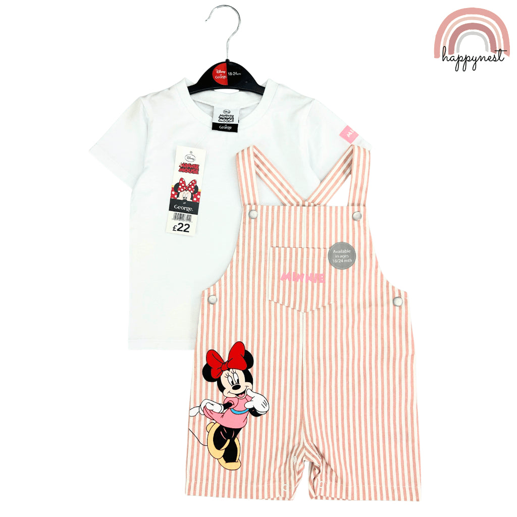 Minnie Mouse Baby Jumper Terno Set (3-36M) | AA428